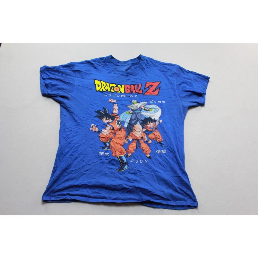 Ripple Junction Dragon Ball Z T-Shirt Mens Medium Blue Good Graphic Anime Tee